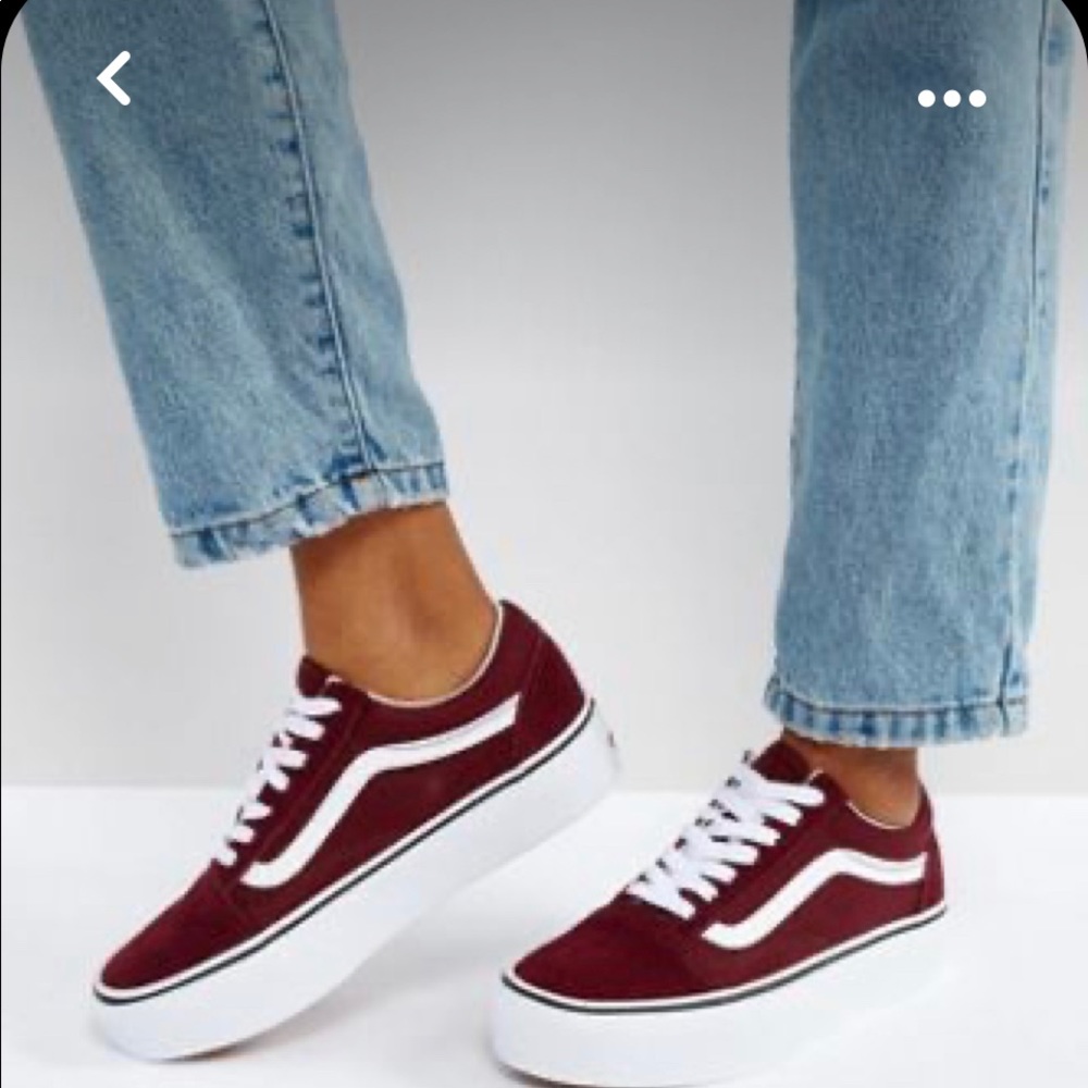 Old Skool Maroon Vans